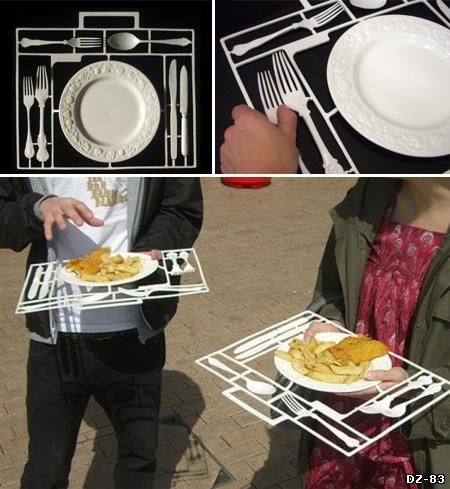 креативный дизайн - тарелки